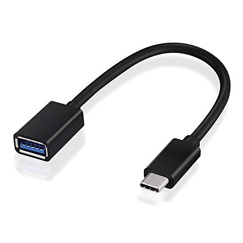 Tipo C Adaptador Convertidor a OTG Cable USB C 3.1 A Conector Hembra 3.0 Estándar Compatible con Samsung Galaxy A3 / A5 / A7 2017 | Teclado Ratón Unidad Flash Memory Stick (15 cm Alta Velocidad USB)