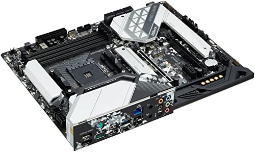 Asrock Placa Base B550, Compatible con AMD4 Ryzen, PCIe 4.0, B550 Steel Legend