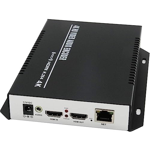 ORIVISION Codificador 4K H264 MPEG4 con HDMI Loop-out Soporte HTTP RTMP RTMPS RTSP FLS FLV Multicast HDMI Video Encoder