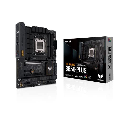 ASUS TUF Gaming B650-PLUS - Placa Base AMD Ryzen AM5 ATX (VRM de 14 Fases, PCIe 5.0 M.2, DDR5, 2.5 GB Ethernet, USB4, Aura Sync)