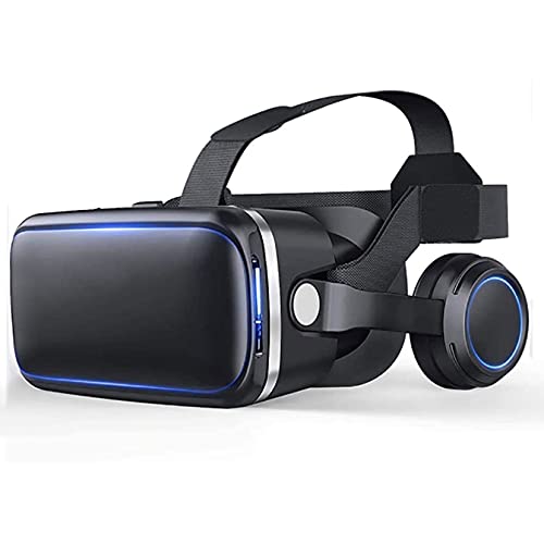 Gafas vr Auriculares VR, gafas de realidad virtual 3D, realidad virtual de VR para televisión, películas y videojuegos compatibles con iOS, Android y otros teléfonos inteligentes dentro de 4.7-6 pulga