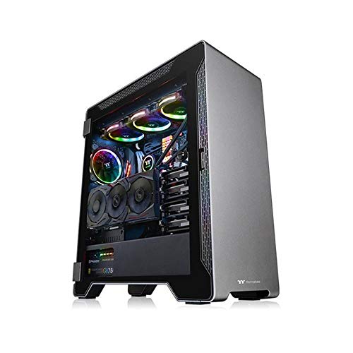 Thermaltake A500 TG - PC Case/Caja de PC para Gaming, Color Negro