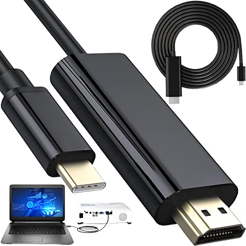 Retoo Cable USB C HDMI, USB tipo C a HDMI 2.0, compatible con portátiles, smartphones y televisores, 2 m, soporta 4K a 30 Hz, USB-C 3.1 a HDMI, HDTV, adaptador HDMI a USBC.
