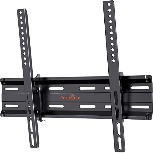 Perlegear Soporte TV Pared de 26 a 55 Pulgadas, Soporte de TV en Pared inclinable para Televisión con Carga de 45 kg, VESA Máx. de 400x400mm