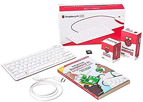 Raspberry Pi 400 4GB Kit Oficial de Puesta en Marcha, diseño de Reino Unido