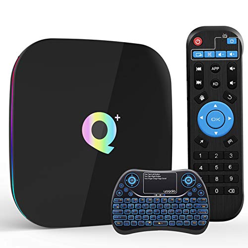 Android 9.0 TV Box,Flymiro Android TV Box 4 GB RAM/32 GB ROM H6 Quad-Core Support 2.4Ghz WiFi 6K HDMI DLNA 3D Smart TV Box 