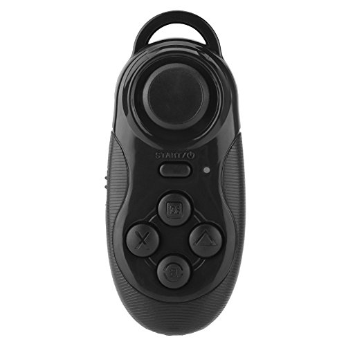 Mini Control Remoto inalámbrico Bluetooth Gamepad Control Remoto con Temporizador, Compatible con Android e iOS, Adecuado para teléfonos móviles, tabletas, computadoras, televisores.