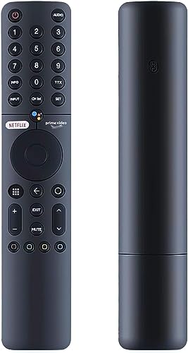 Mando a Distancia para XIAOMI TV P1, P1E, Q1, Q1E con Bluetooth y Control de Voz, Mando a Distancia Compatible con XIAOMI TV P1/P1E/Q1/Q1E