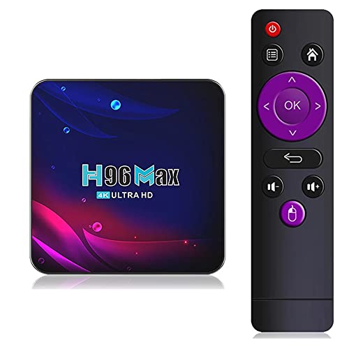 H96 MAX TV-Box Android 11 Mediaplayer HDR USB 3.0 RAM 4 GB DDR3 64 GB ROM RK3318 4K Ultra HD / H.265 / Dual WiFi 2,4 G + 5,8 G / HDMI / 3D 100 M Ethernet Bluetooth 4.2 Android Video Box