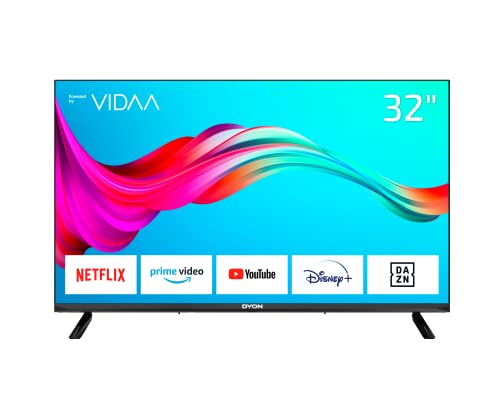 DYON Smart 32 VX TV 80 cm (32 Pulgadas) (HD Smart TV, Triple sintonizador (DVB-C/-S2/-T2), App Store, Prime Video, Netflix, Youtube)