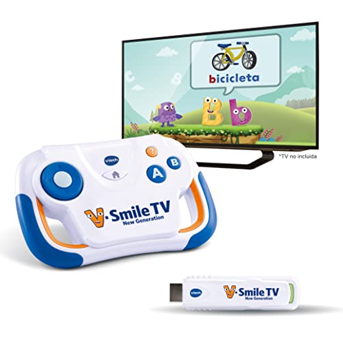 VTech V.Smile TV New Generation | Plug&Play educativa para niños +3 años | Versión ESP | Multicolor