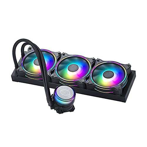 Cooler Master MasterLiquid ML360 Illusion Refrigeración Líquida AIO para CPU - Bomba 3ª Generación, 3 Ventiladores ARGB Halo 120mm, Radiador 360mm, Controlador ARGB Incluido - Compatible AMD & Intel