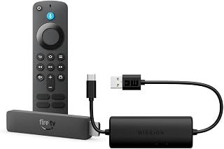 Bundle Amazon Fire TV Stick HD (generación más reciente) con cable de alimentación USB-C Made for Amazon (elimina la necesidad de un adaptador de corriente)