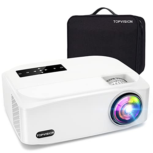 TOPVISION Proyector Cine en Casa 9500 Lúmenes, Proyector LCD Full HD Nativo 1080P, Soporte 4K 350