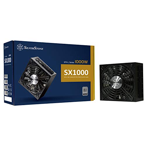 Silverstone SX1000 Platinum, Fuente de alimentación 1000W SFX-L Totalmente Modular 80 Plus Platinum, SST-SX1000-LPT V1.1