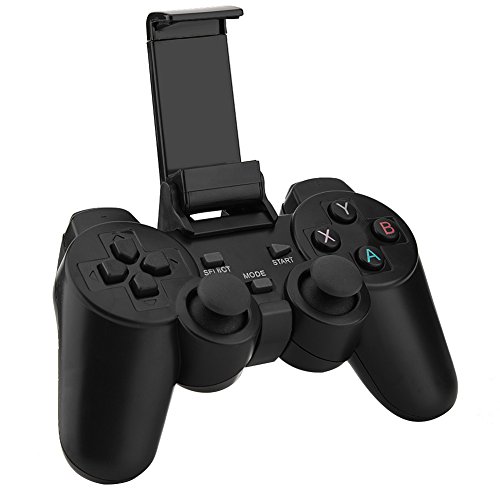 Mando Inalámbrico Controlador de Juegos USB Bluetooth Gamepad Joystick Gaming Controller con 2.4G Receptor Compatible para iOS / Android Teléfono / PC / Computadora Portátil / Smart TV / TV Box