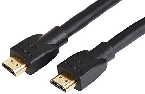Amazon Basics - Cable HDMI CL3 de alta velocidad (4,6 m, estándar más reciente)