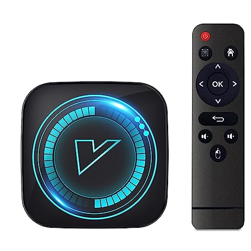 CHROX Android TV Box 13.0, 4GB RAM 64GB ROM Allwinner H618 WiFi 6 Smart TV Box Set Top Box BT5.0 Ultra HD 1080P / 4K HDR10+ Dual Band WiFi 2.4 5.8Ghz Set Top Box,4gb+64gb