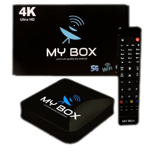 My Box Box Android 10.1 4K con WiFi integrado 5.0 Dolby Sound con soporte para My TV