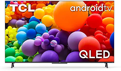 TCL QLED 43C725 - Televisor 43 Pulgadas, Smart TV con Android TV, 4K HDR Pro, HDR Multi-Format, Game Master, Sonido Dolby Atmos, Motion Clarity, Google Assistant Incorporado, Compatible con Alexa