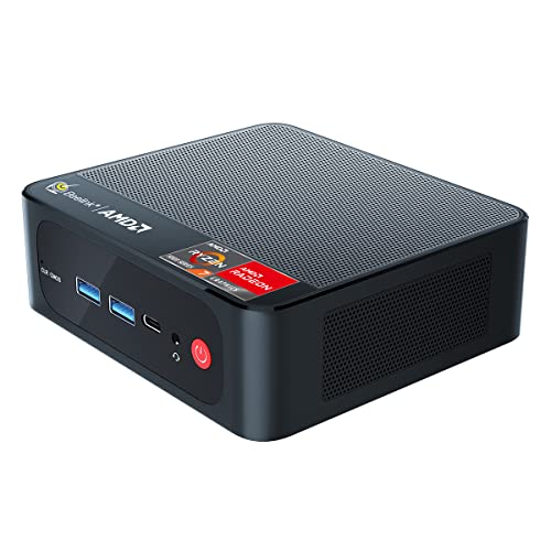 Beelink 8-Core 16-Thread Ryzen 7 5800H 4.4GHz Processor Mini Pc, SER5 Pro 16G DDR4 RAM 1T NVMe Mini Gaming Pc, 8-Core 2000 MHz Graphics 4K@60Hz, USB3.2/Type-C/WiFi 6 BT5.2