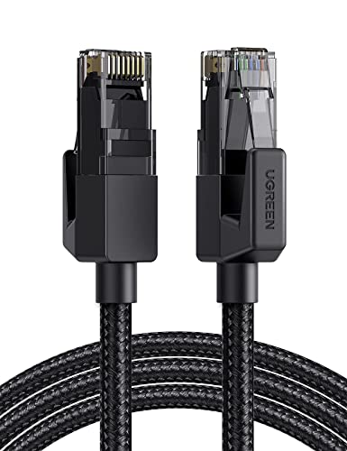 UGREEN Cable Ethernet Cat 6, Cable de Red Nylon Trenzado 1000Mbit/s con Conector RJ45 Compatible con PS5 PS4 PS3, Xbox X/S, Raspberry Pi 4, TV Box, PC, Módem, Router, Cat 5e, Cat 5, 2 Metros