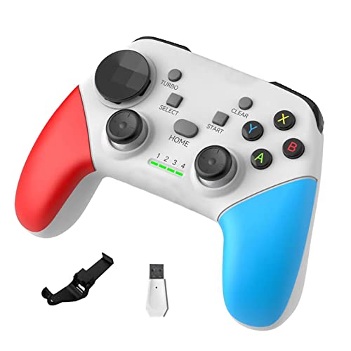 Zceplem Controlador de Mando - Joystick para Juegos con Motores de vibración Dual Potente Rendimiento - Controlador de teléfono Joystick para Juegos para, PC Windows, Smart TV