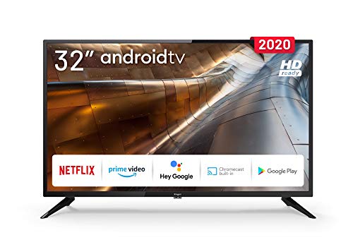 TV 32 Pulgadas LED 720p con Smart TV (Android TV) y WiFi