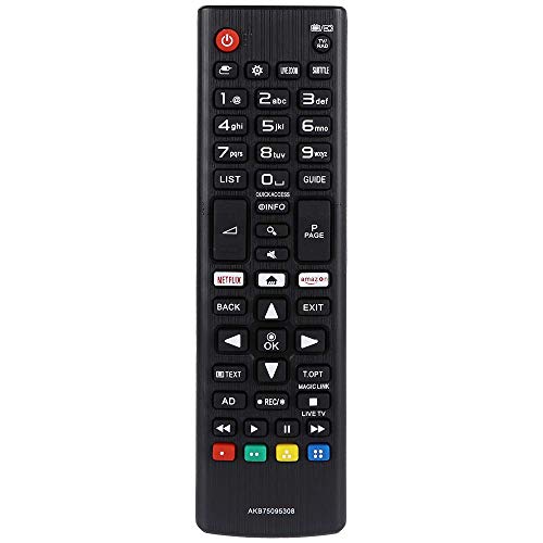 LFYSJTX Reemplazo Mando LG Smart TV AKB75095308 para LG Smart TV 32LJ610V 43UJ634V 49UJ634V 55UJ634V