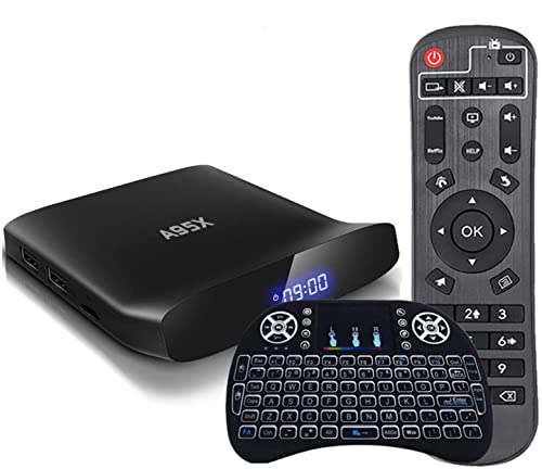 PuPuGou Android TV Box 11.0 4GB 64GB Smart TV Box Android Box Amlogic S905W2 USB 3.0 Ultra HD 1080P 4K HDR WiFi 2.4Ghz 5.8Ghz BT 4.1 Set Top Box con Mini Teclado Inalámbrico,4gb+64gb