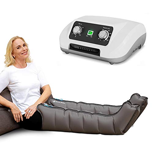 Venen Engel 6 aparato de masajes con botas para las piernas, 6 cámaras de aire, presión y tiempo fácilmente configurables
