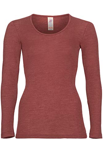 Engel Camiseta de tirantes para mujer, seda de lana, tallas 34-48, 3 colores, Kupfer, XS