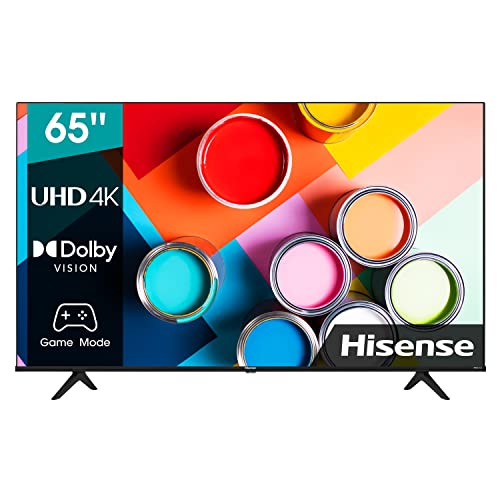 Hisense 65A6EG (65 Pulgadas) 2022 Series - Smart TV 4K UHD con Dolby Vision HDR, DTS Virtual X, Freeview Play, Alexa Built-in, Bluetooth (Nuevo 2022), Black