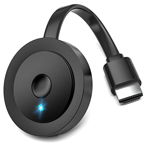 AT-MIZHI Dongle inalámbrico HDMI para Miracast - Pantalla HD 4K HD WiFi Dongle para transmisión de Smartphone a TV/Projector Support Airplay/Miracast/DLNA para Android/Windows/i-OS/Mac OS