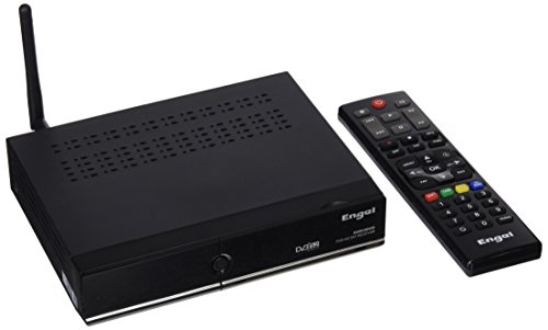 Engel RS8100HD - Receptor satélite de sobremesa (Full HD, PVR, Lector Conax, WiFi, USB 2.0, HDMI, DVBS2, 1 tunner) Color Negro
