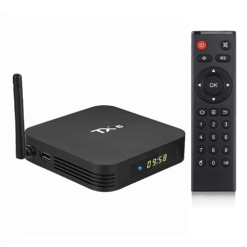 Xilibod Tanix TX6 TV Box Android 9.0 4GB RAM 32GB ROM 4K TV Allwinner H616 Up To 1.5 GHz Quad Core Arm Cortex-A53 H.265 Decoding 2.4GHz/5GHz WiFi Smart Android TV Box