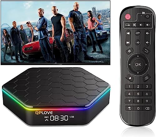 Android TV Box 4GB RAM 64GB ROM H618 Quad-Core Cortex-A53 CPU Android 12.0 TV Box Support 3D 6K 2.4G/5.0G WiFi6 BT 5.0 Smart TV Box