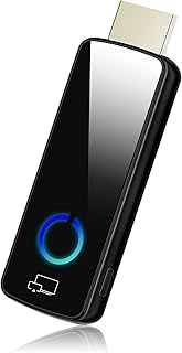 Adaptador HDMI Inalámbrico Tongtion 4K Ultra HD a 30Hz - Miracast, AirPlay, DLNA,Googel Cast- WiFi 5 GHz - Plug and Play para Smart TV, Proyector, PC, iPhone y Android