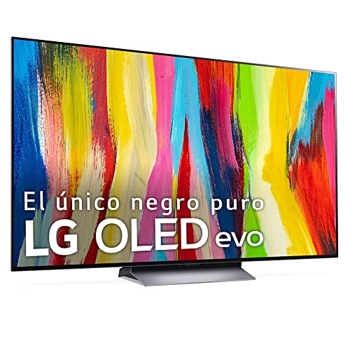 LG Televisor OLED65C24LA - Smart TV webOS22 65 pulgadas (164 cm) 4K OLED evo, Procesador Inteligente Potencia 4K a9 Gen 5 IA, compatible formatos HDR, HDR Dolby Vision y Dolby Atmos, TV para Gaming