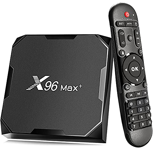 Android TV Box 9.0,Smart Media Player Reproductor Streaming 4+32GB S905X3 TV Box with Remote, Support 4K/8K/3D 2.4&5GHz WiFi BT 4.0 USB 3.0 1000M LAN Android Box