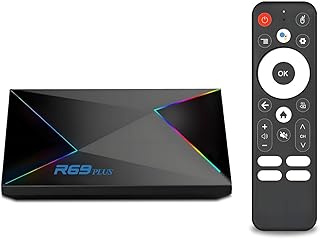 Android 14.0 TV Box, Android Box 2GB RAM 16GB ROM 1000M WIFI6 Ethernet 4K 8K HDR10 Chipset Allwinner H728, Soporte 2.4G/5.8G Dual WiFi BT5.0 USB 2.0 USB 3.0 TV Box Android