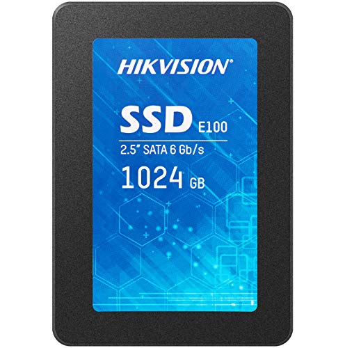 HIKVISION SSD 1TB Unidad Interno de Estado Sólido, Hasta 550 MB/s (3D NAND, SATA III, 2.5 Pulgadas, SSD Interno) para Notebook, Computadora, PC - E100