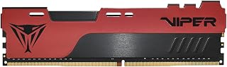 Patriot Memory Viper Elite II DDR4 3200 8GB (1x8GB) C18 Modulo de Memoria Gaming de Alto Rendimiento RAM XMP 2.0 Negro/Rojo
