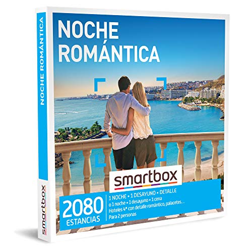 SMARTBOX - Caja Regalo hombre mujer pareja idea de regalo - Noche romántica - 2080 estancias en hoteles de hasta 4*, casas rurales, mágicos palacetes y mucho más