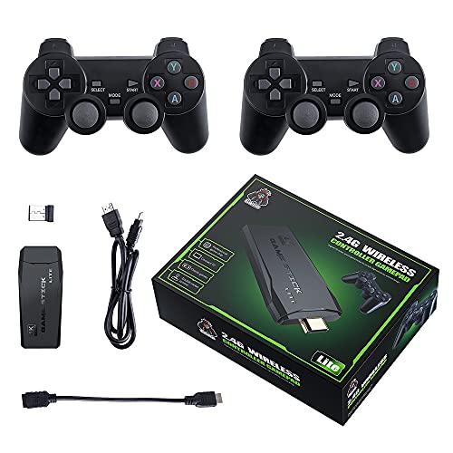 TAPDRA Retro 4K Game Console TV Game Box, 10000+with Dual 2.4G Wireless Controllers, admite hasta 4 Jugadores, HDMI Output for TV