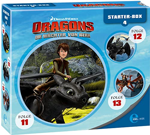 Dragons - Die Wächter von Berk - Starter-Box 4 (11 - 13) - Die Original-Hörspiele zur TV-Serie