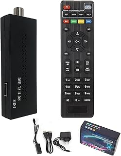 Romicta Decodificador TDT HD,Sintonizador TDT HD,Decodificador Digital para TV 2025,Receptor DVB-T2,HD 1080P H265 HEVC Principal 10 bit,Soporta/USB WiFi//PVR/LCN/Youtube/Tiktok