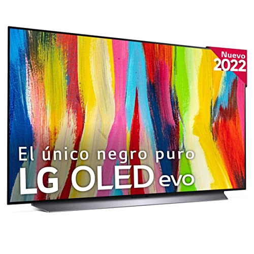 LG OLED48C24LA - Smart TV webOS22 48 pulgadas (121 cm) 4K OLED evo, Procesador Inteligente Potencia 4K a9 Gen 5 IA, compatible formatos HDR, HDR Dolby Vision y Dolby Atmos, TV para Gaming