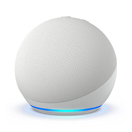 Echo Dot (5.ª generación, modelo de 2022) | Altavoz inteligente Bluetooth con Alexa | Blanco