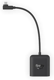 Adaptador de USB-C a Ethernet en ángulo recto para Fire TV Stick HD (última generación)